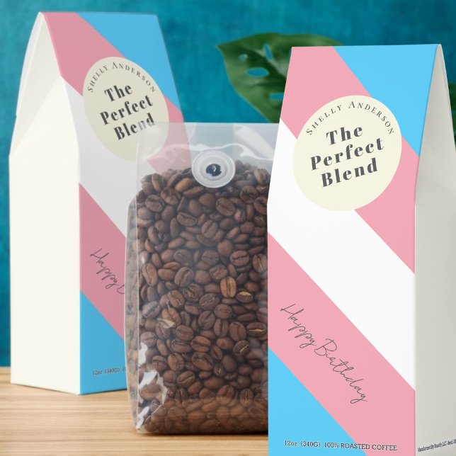Roasted Coffee with Transgender Flag (Creator Uploaded)