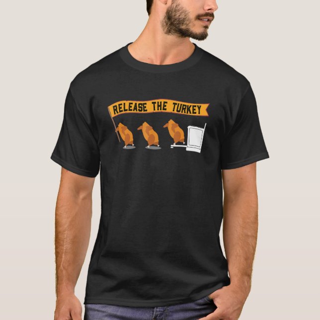 Roasted thanksgiving turkey day trot costume dinne T-Shirt (Front)