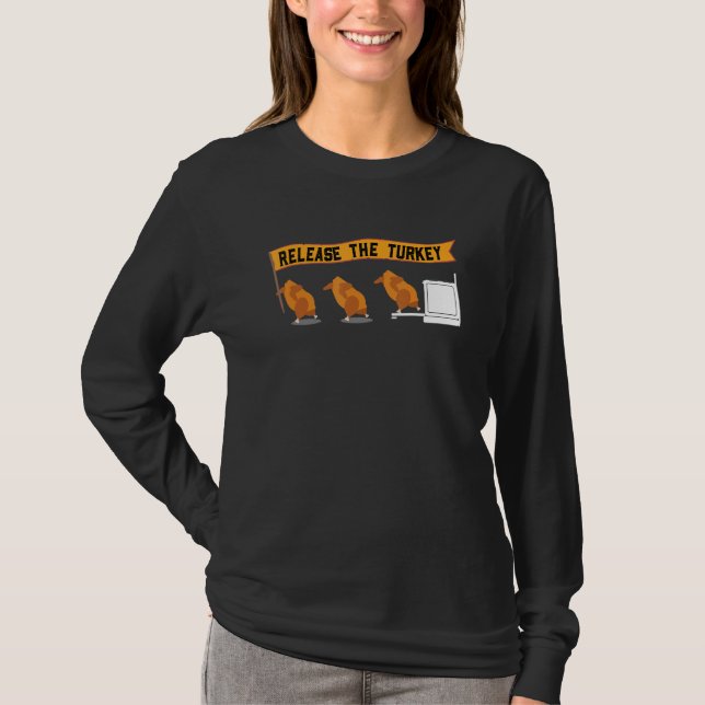 Roasted thanksgiving turkey day trot costume dinne T-Shirt (Front)