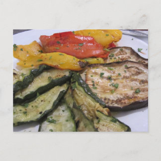 Roasted Vegetables Postcard