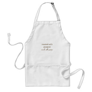 Roasted With Purpose Served With Passion Adult Apron