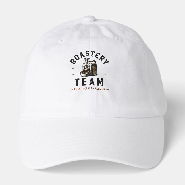 ☕ Roastery Team Coffee Roaster Staff Logo ☕ Hat (Front)