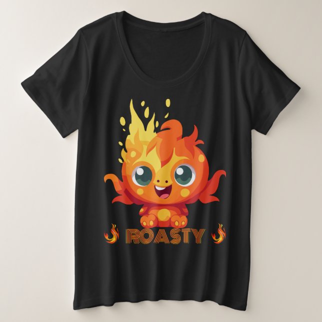 ROASTY PLUS SIZE T-Shirt (Design Front)