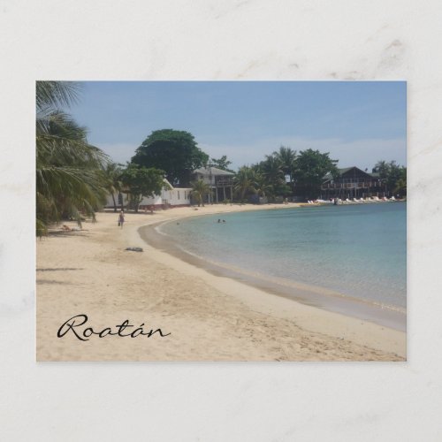 roatn beach postcard