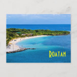 Roatan Beach Postcard at Zazzle