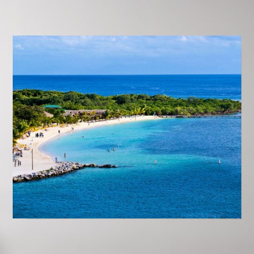 Roatan Honduras Beach Poster