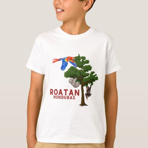 Roatan Honduras Childrens Tshirt