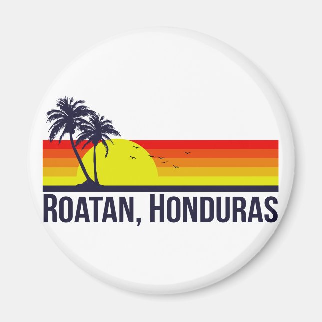 Roatan Honduras Magnet (Front)
