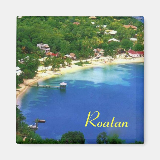 roatan honduras magnet (Front)