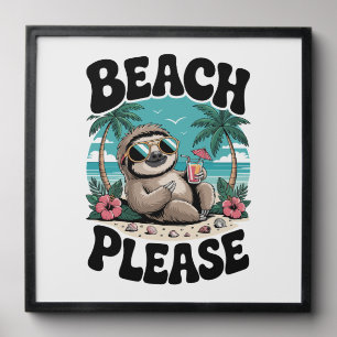 Roatan Honduras Sloth Summer Peel And Stick Photo Tile