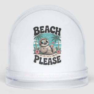 Roatan Honduras Sloth Summer Snow Globe