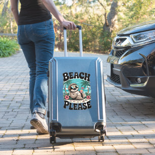 Roatan Honduras Sloth Summer Sticker