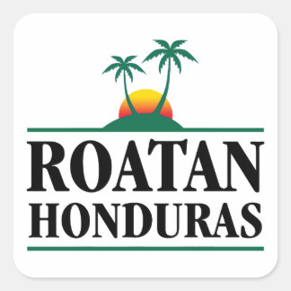 Roatan Honduras Square Sticker