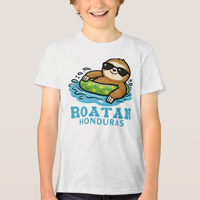 Roatan Honduras Tri-Blend Shirt (Front)