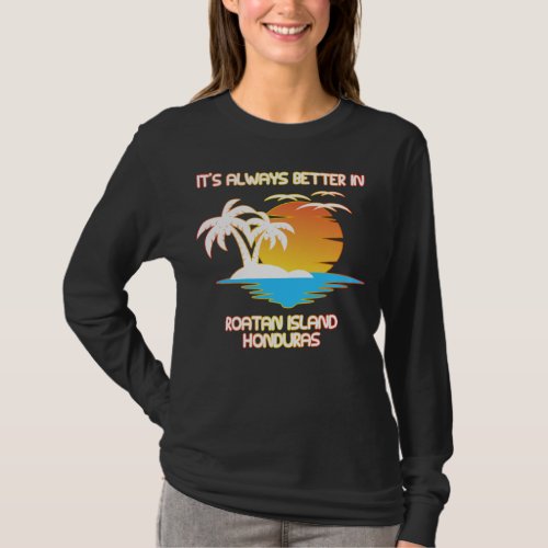 Roatan Island Caribbean Tropical Beach Honduras  T_Shirt