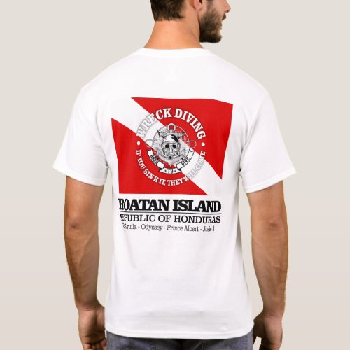 Roatan Island wreck diving T_Shirt