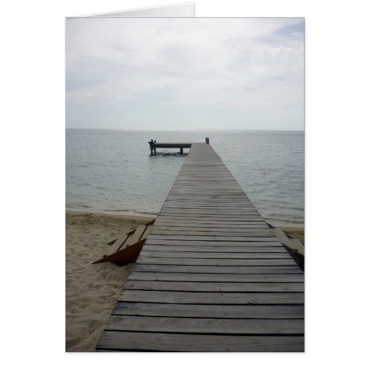 roatán long pier cards (Front)