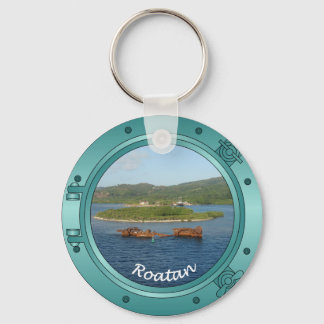 Roatan Porthole Keychain