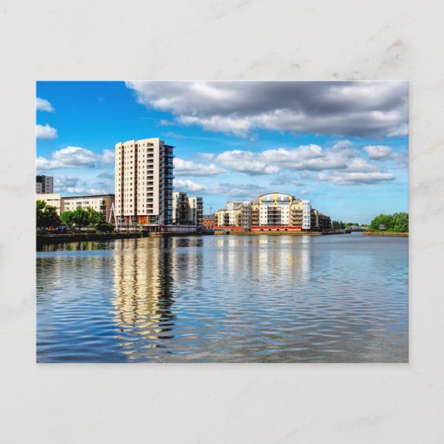 Roath Basin Cardiff Bay Cardiff, Wales 2012 Postcard (Front)