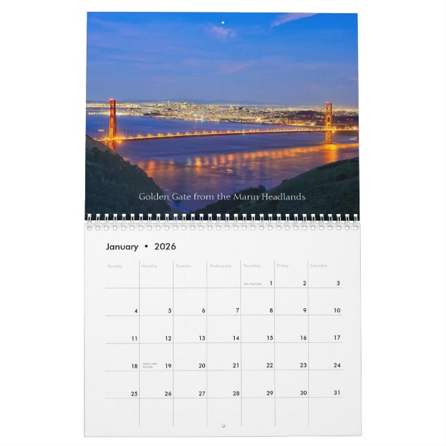 Rob Bohning Photography, 2014 California Calendar (Jan 2026)