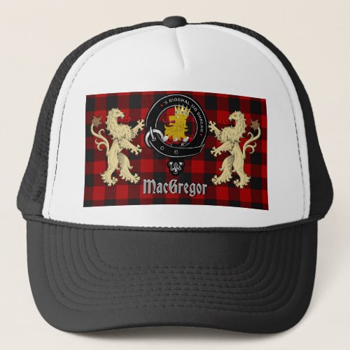 Rob Roy MacGregor Clan Badge  Tartan Trucker Hat