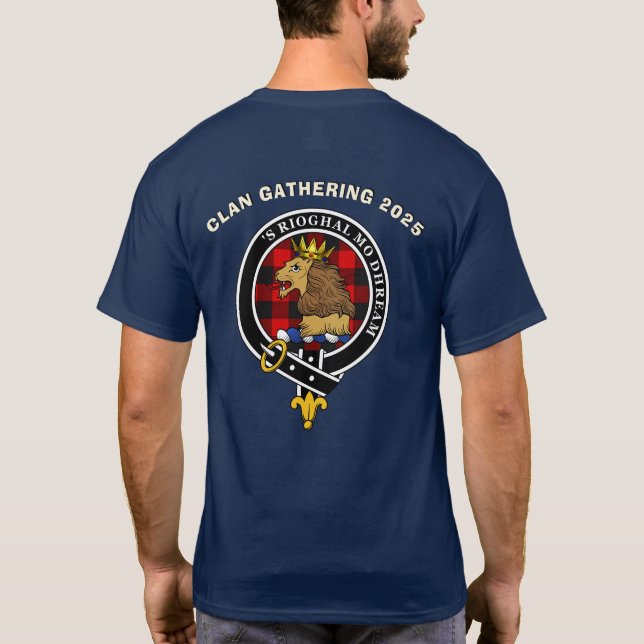 Rob Roy MacGregor Family Reunion Personalized  T-Shirt (Back)