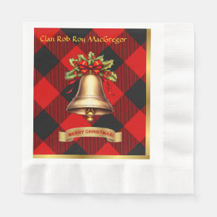Rob Roy MacGregor Personalized Tartan Christmas Napkins