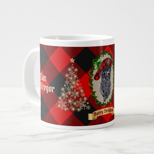 Rob Roy MacGregor Tartan Personalized Christmas  Giant Coffee Mug