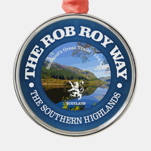 Rob Roy Way rd Metal Ornament