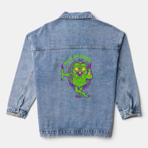 Rob Zombie  Mean Green Monster  Denim Jacket