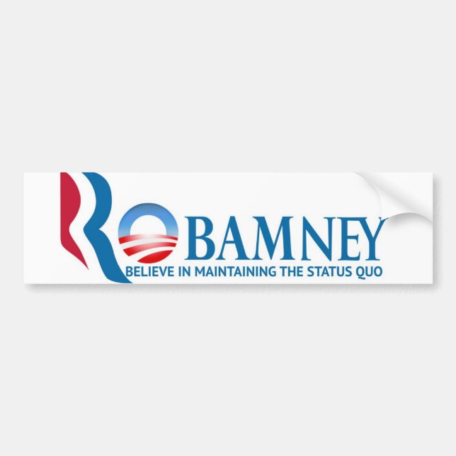 Robamney bumper sticker (Front)