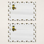 RobBee Bumble Bee Recipe Card (Front & Back)