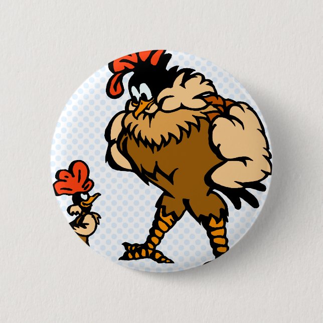 Robbey Rooster Button (Front)