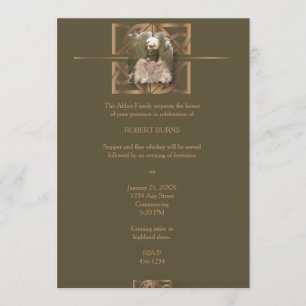 Robbie Burns Celtic Invitation