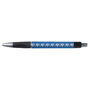 Robbie Burns - Oidhche Bhlas Burns Blue Text Pen