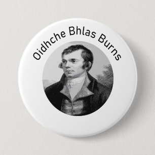 Robbie Burns - Oidhche Bhlas Burns Gaelic In Grey Button
