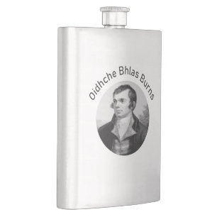 Robbie Burns - Oidhche Bhlas Burns Gaelic In Grey Flask