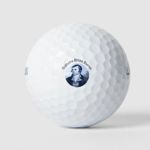 Robbie Burns _ Oidhche Bhlas Burns Golf Balls