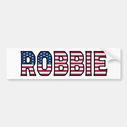 Robbie Name Vorname USA Aufkleber Sticker Auto
