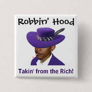 Robbin' Hood - Obama Button
