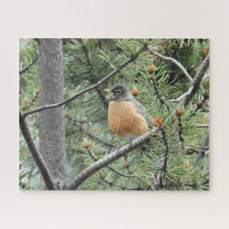 Robbin in the Trees Jigsaw Puzzle