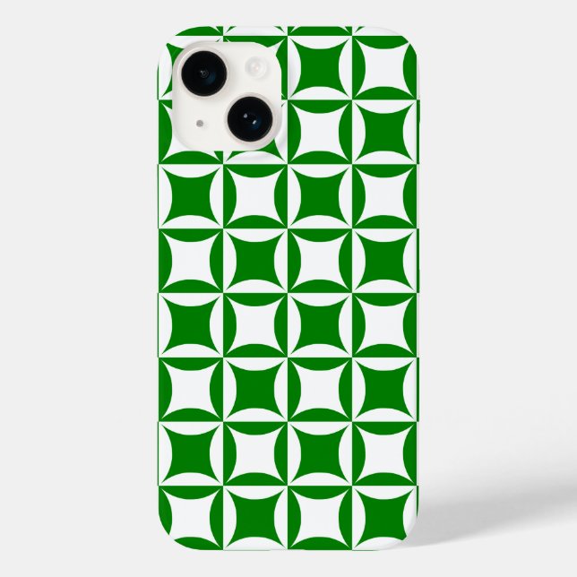 Robbing Peter to Pay Pual Green Pattern Case-Mate iPhone Case (Back)