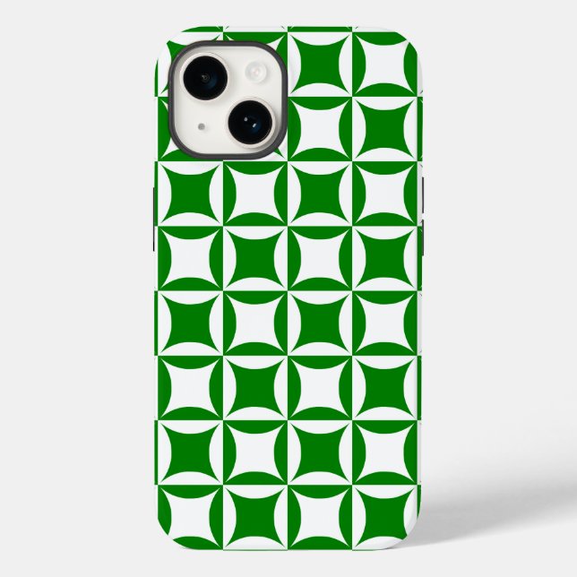 Robbing Peter to Pay Pual Green Pattern Case-Mate iPhone Case (Back)