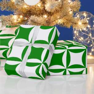 Robbing Peter to Pay Pual Green Pattern Wrapping Paper