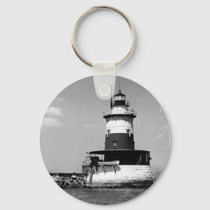 Robbins Reef Lighthouse Keychain