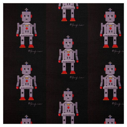 Robby the Robot Fabric