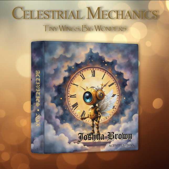 Robby the Winged Timekeeper – Wings of Time Series 3 Ring Binder (Creator Uploaded)