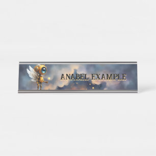 Robby the Winged Timekeeper – Wings of Time Series Desk Name Plate
