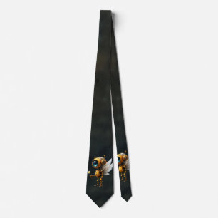 Robby the Winged Timekeeper – Wings of Time Series Neck Tie