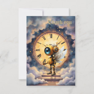 Robby the Winged Timekeeper – Wings of Time Series Thank You Card